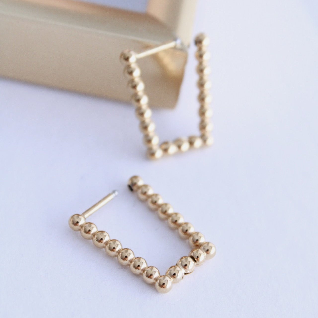 Pendiente Rectangular Bolitas