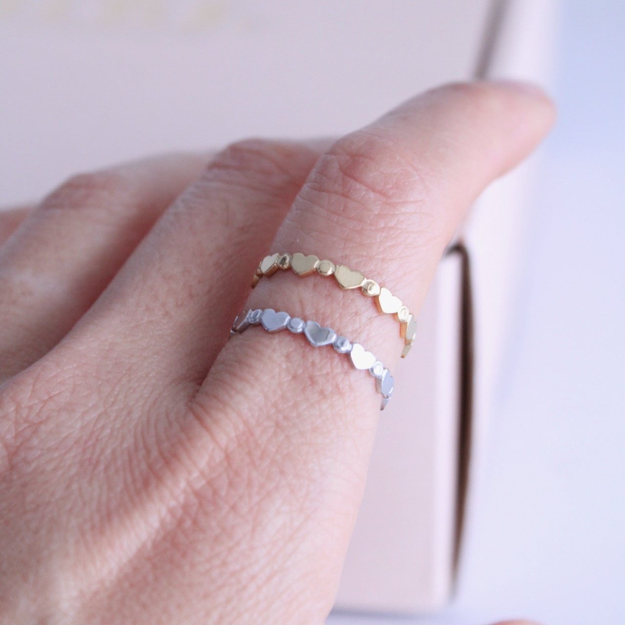 Anillo Mini Corazones