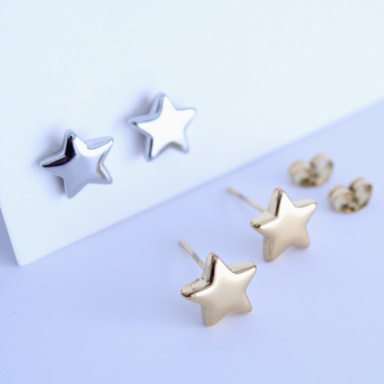 Pendientes Estrella Inflada (par)