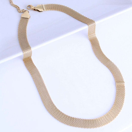 Gargantilla Cadena Plana Stik - hetikashop