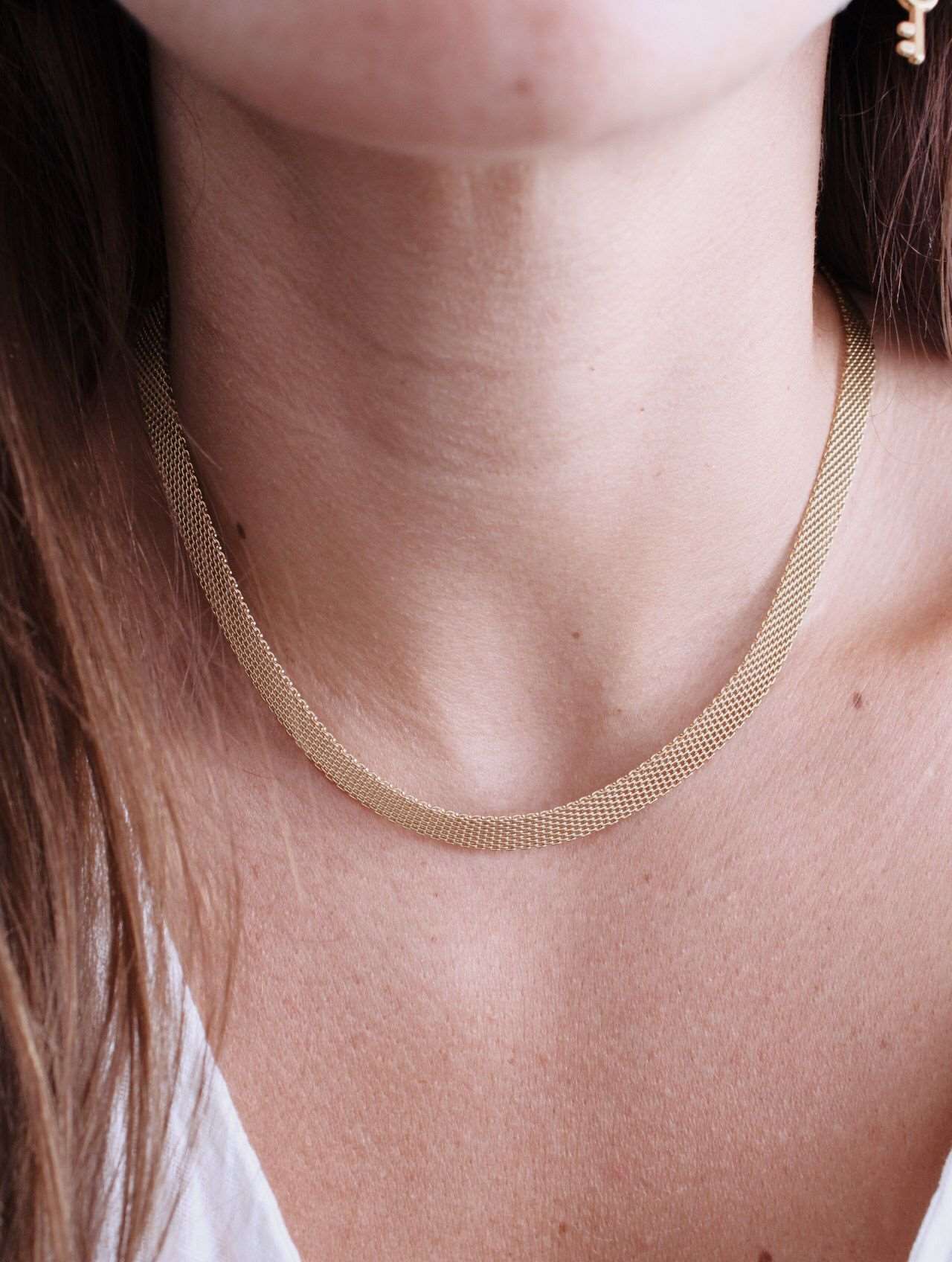 Gargantilla Cadena Plana Stik - hetikashop