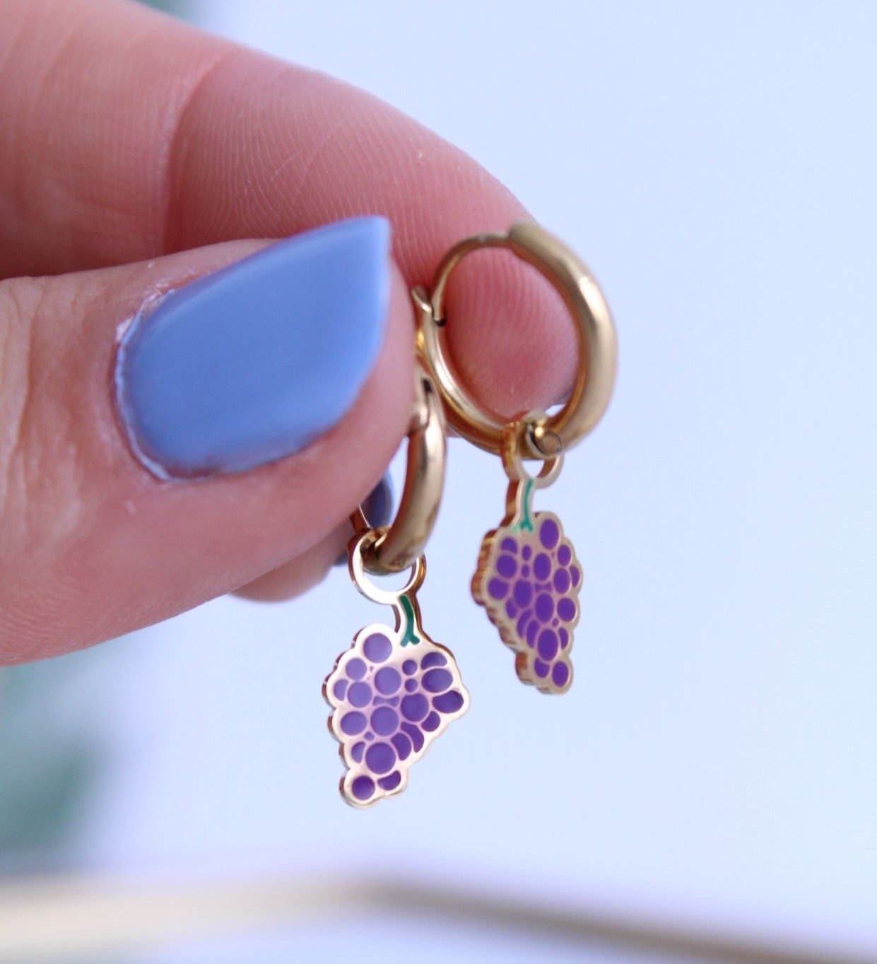 Pendientes Frutas Aro - hetikashop
