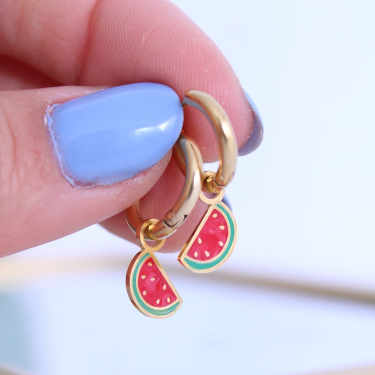 Pendientes Frutas Aro - hetikashop
