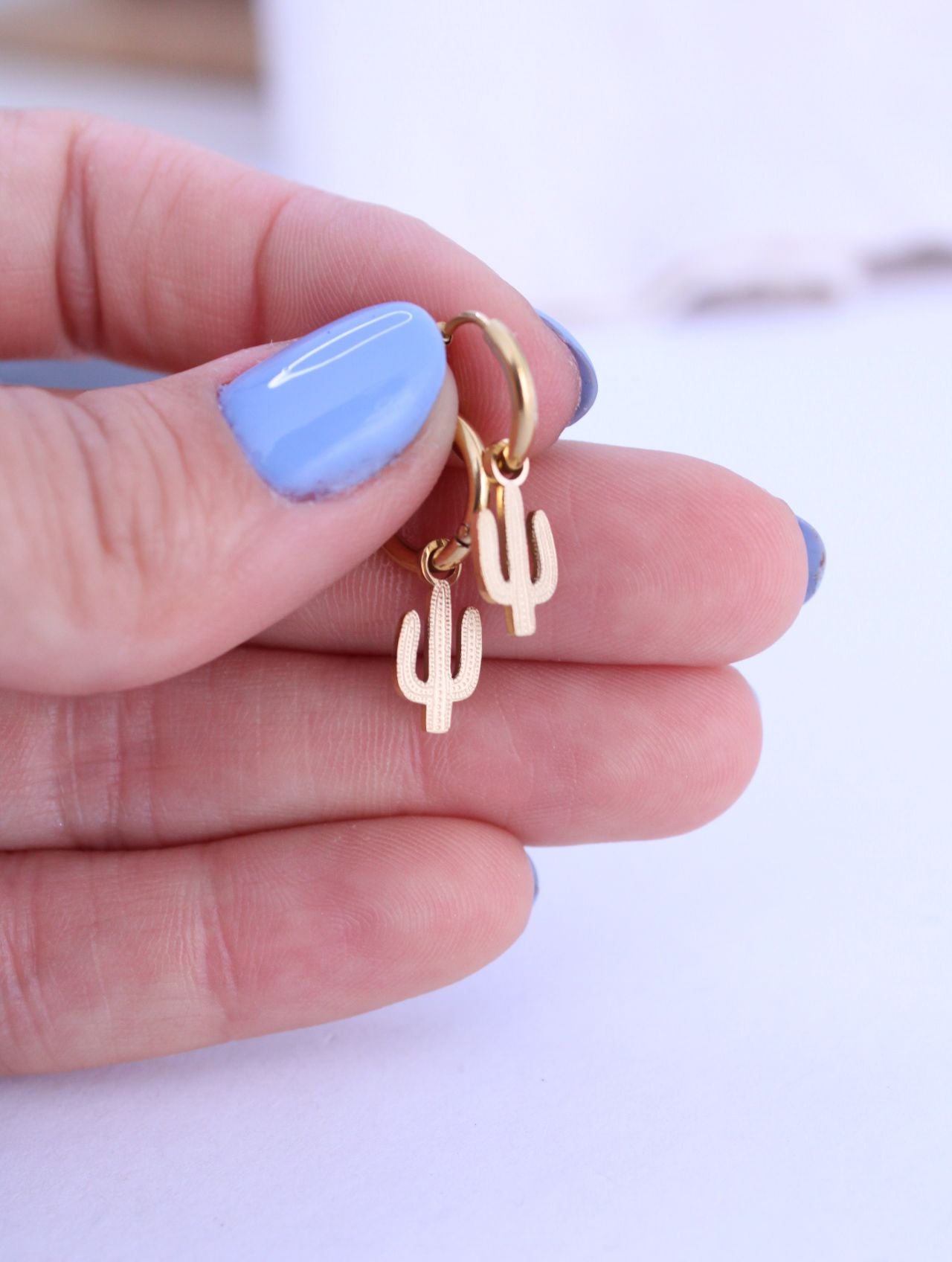 Pendientes Mini Cactus - hetikashop
