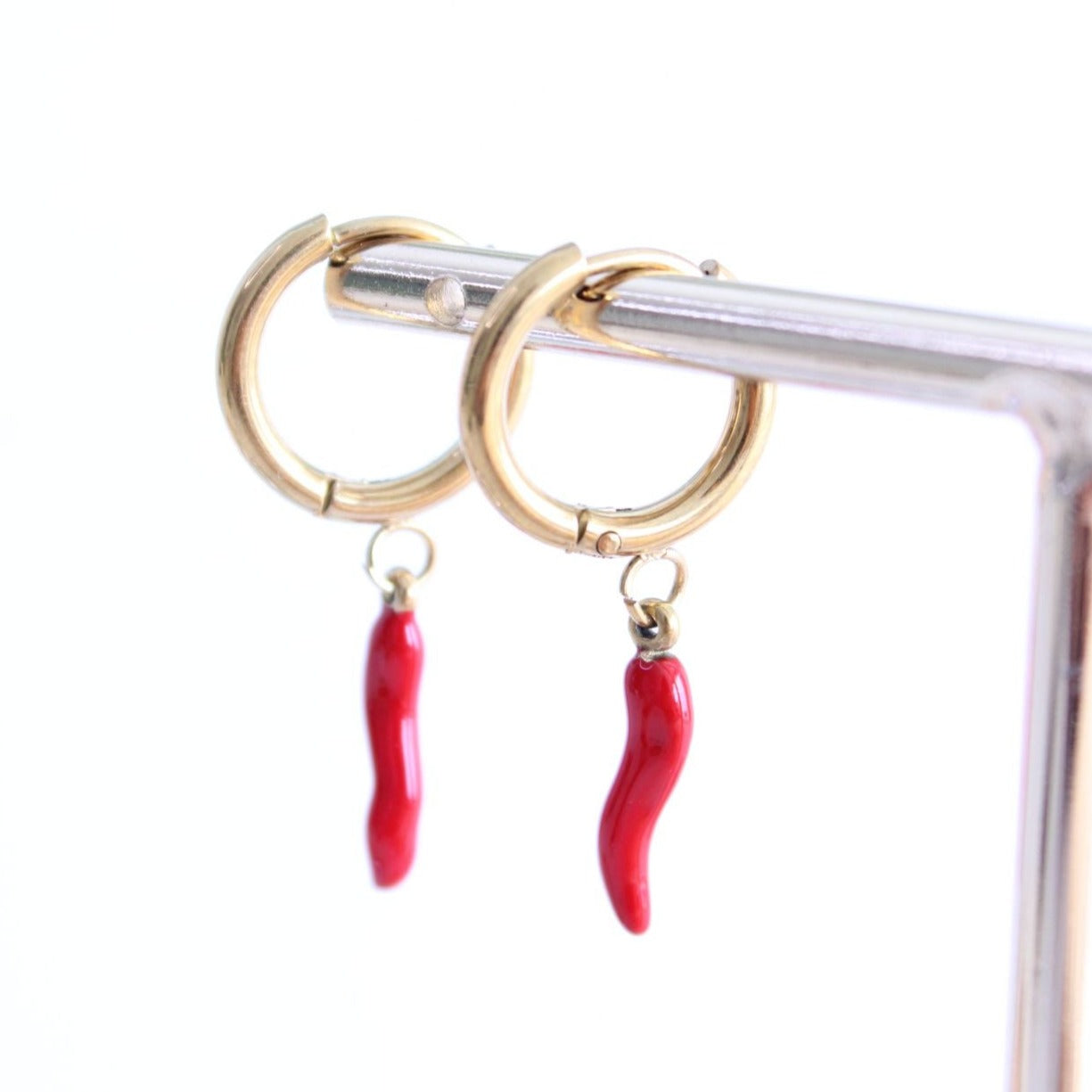 Pendiente Red Chilli - hetikashop