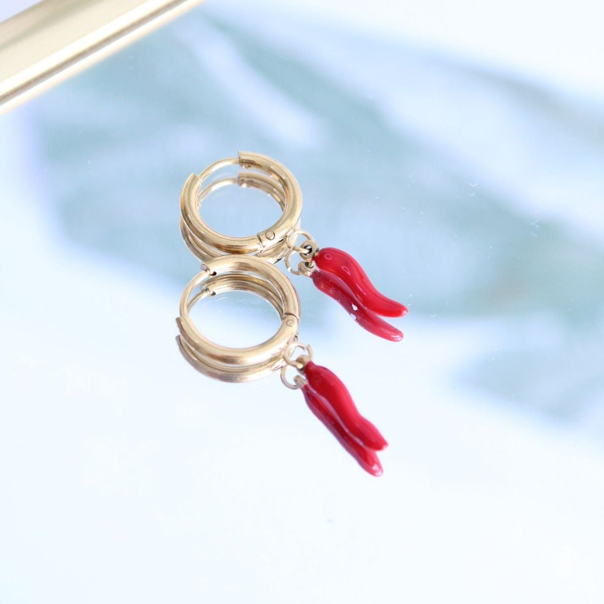 Pendiente Red Chilli - hetikashop
