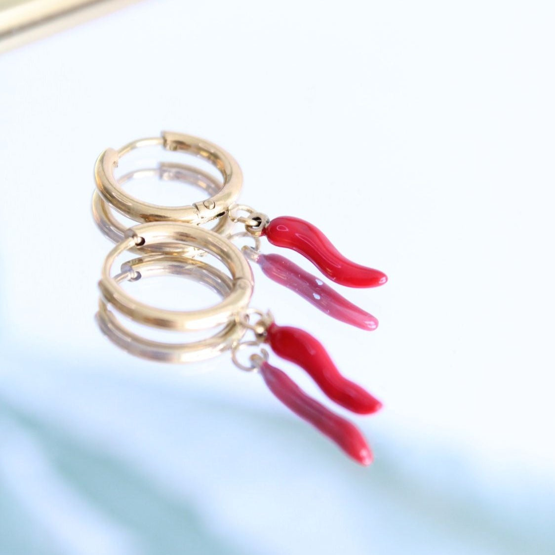 Pendiente Red Chilli - hetikashop