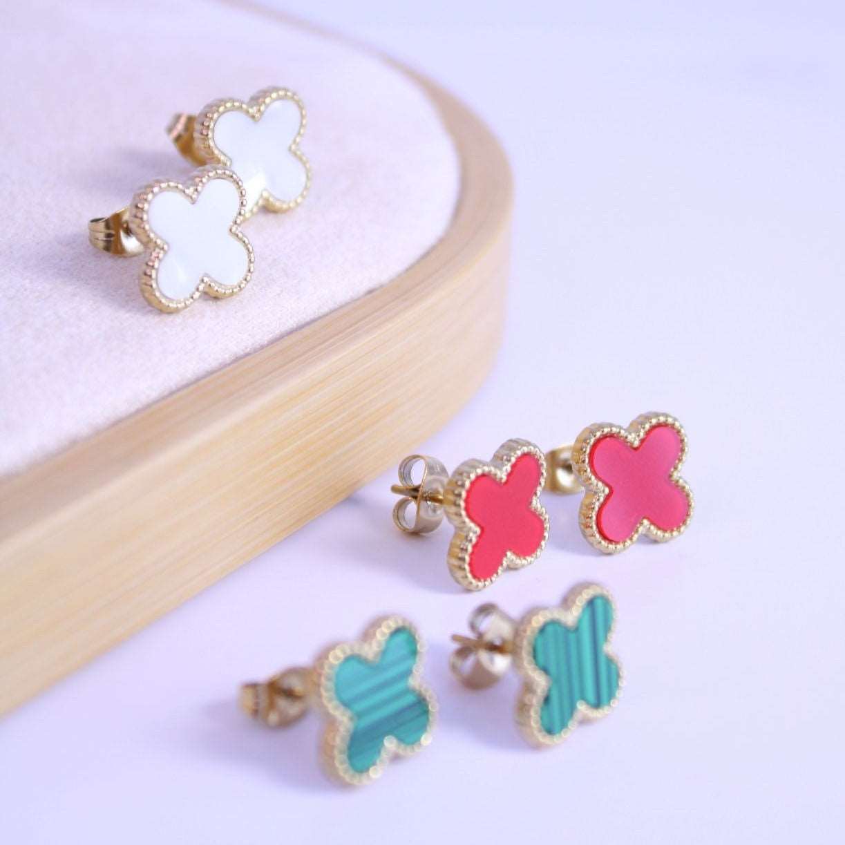 Pendientes Trebol - hetikashop