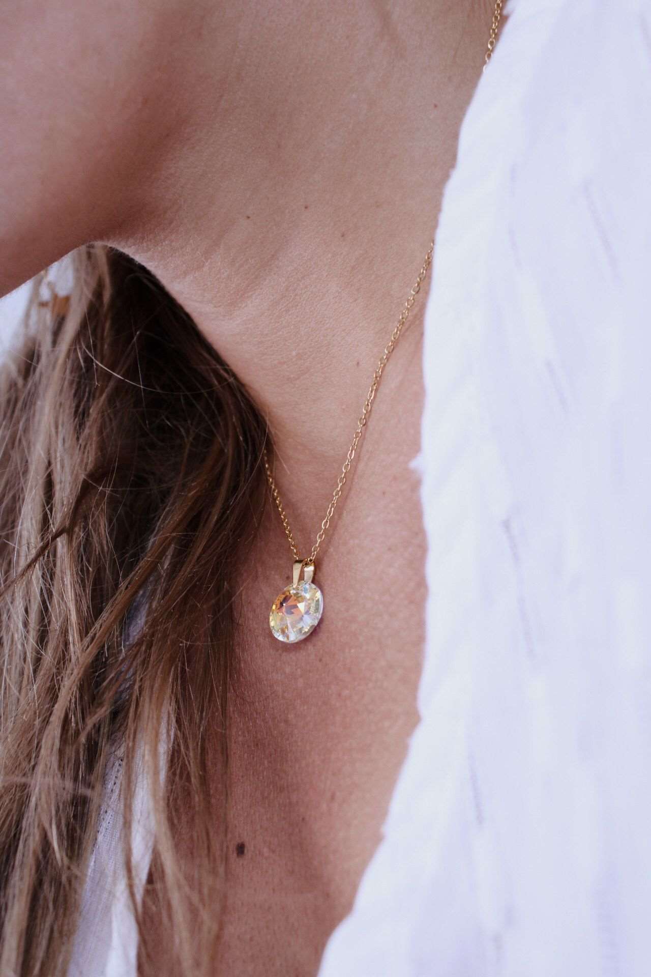Collar Cristal Redondo - hetikashop