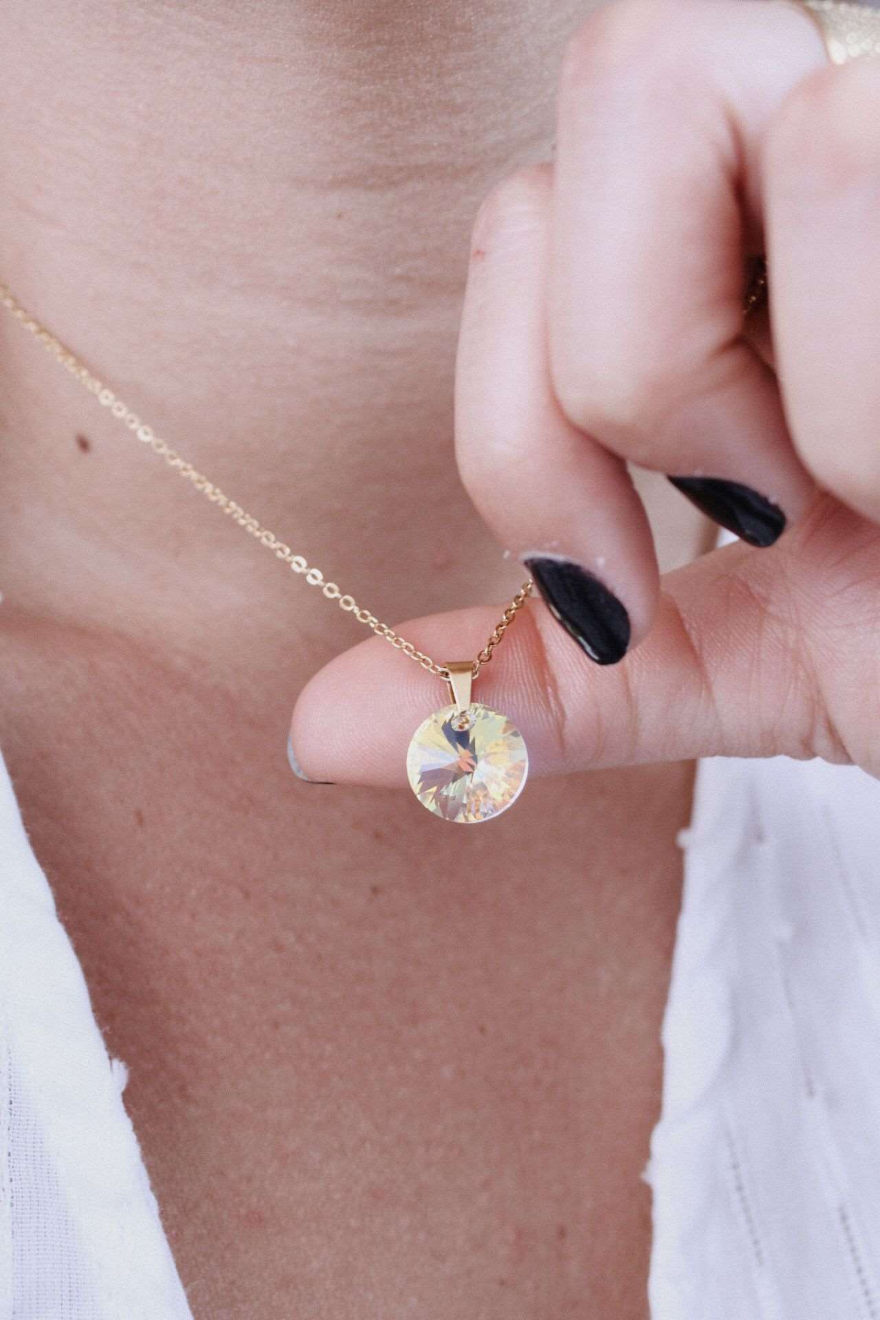 Collar Cristal Redondo - hetikashop