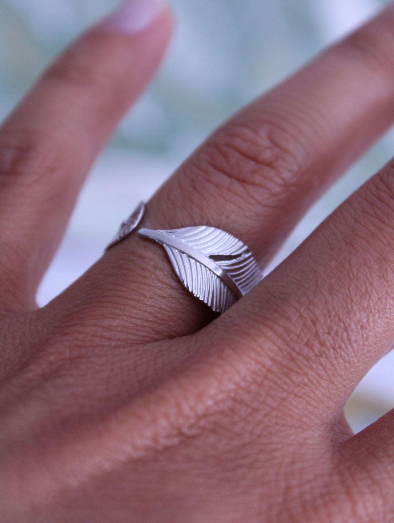 Anillo Pluma - hetikashop
