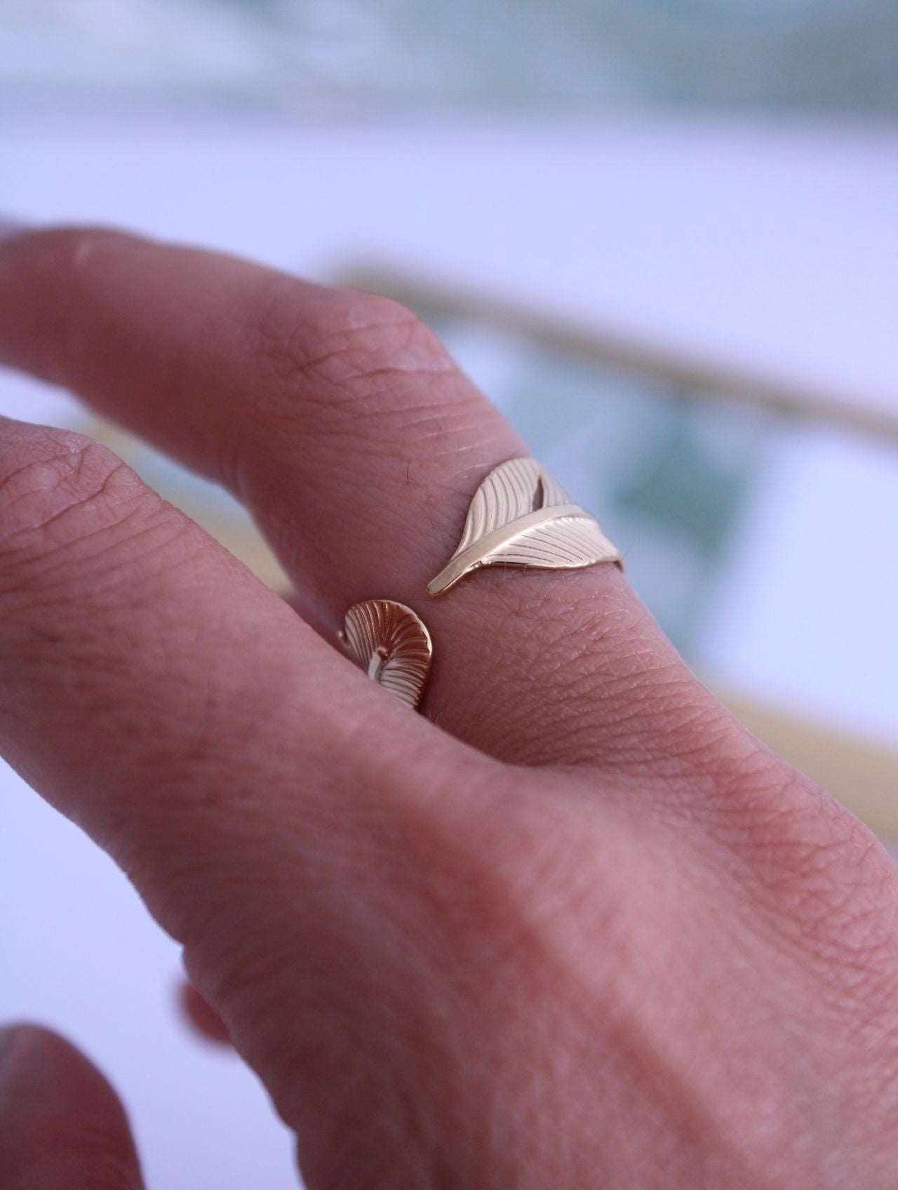 Anillo Pluma - hetikashop
