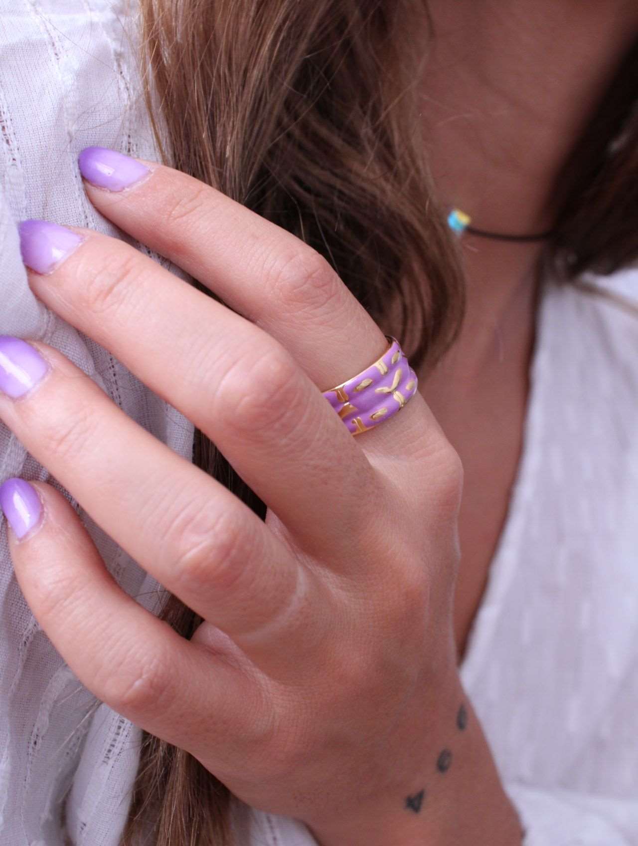 Anillo Edala Esmaltado - hetikashop