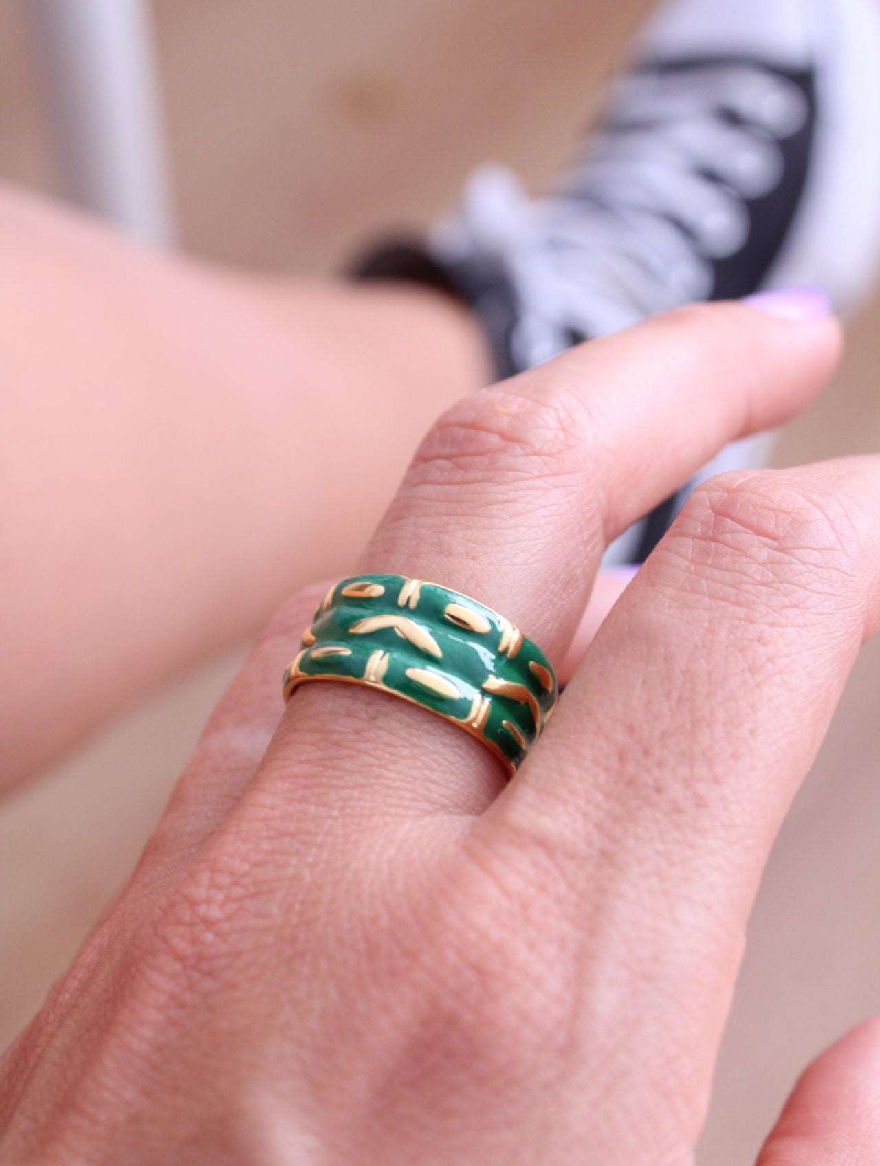 Anillo Edala Esmaltado - hetikashop