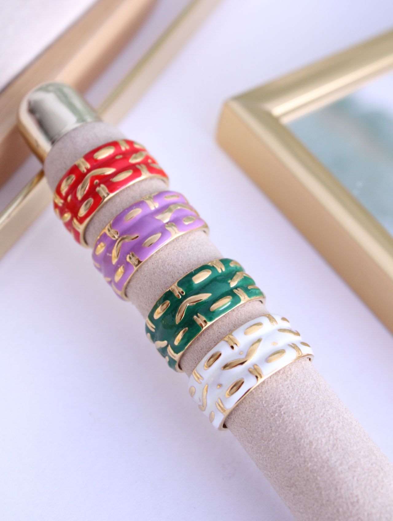 Anillo Edala Esmaltado - hetikashop
