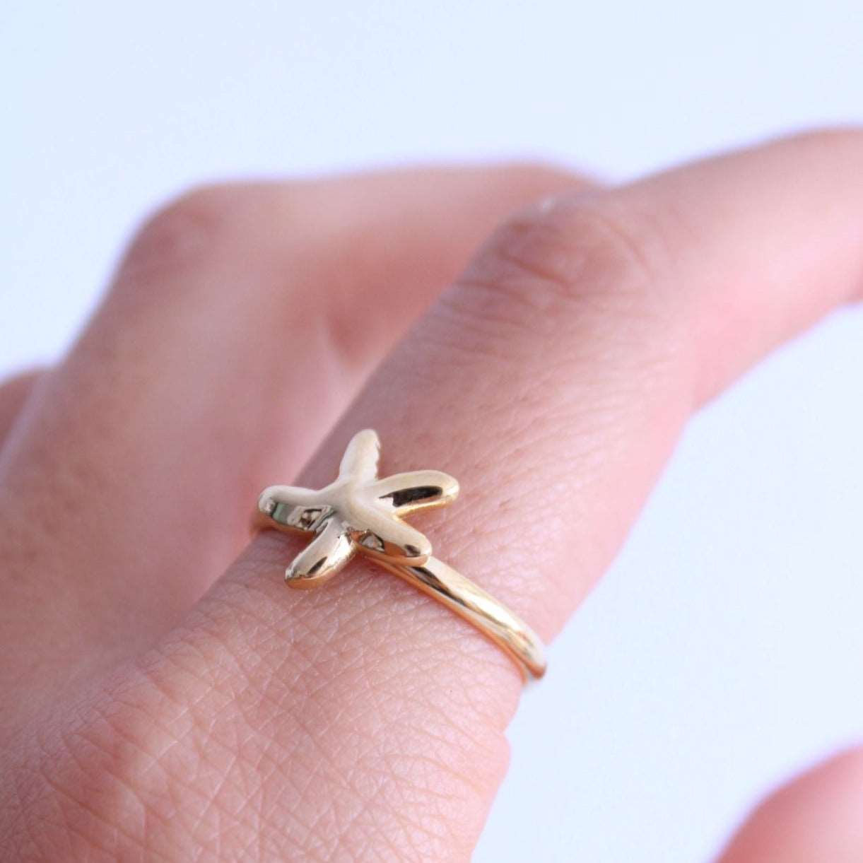 Anillo Estrella de mar liso - hetikashop