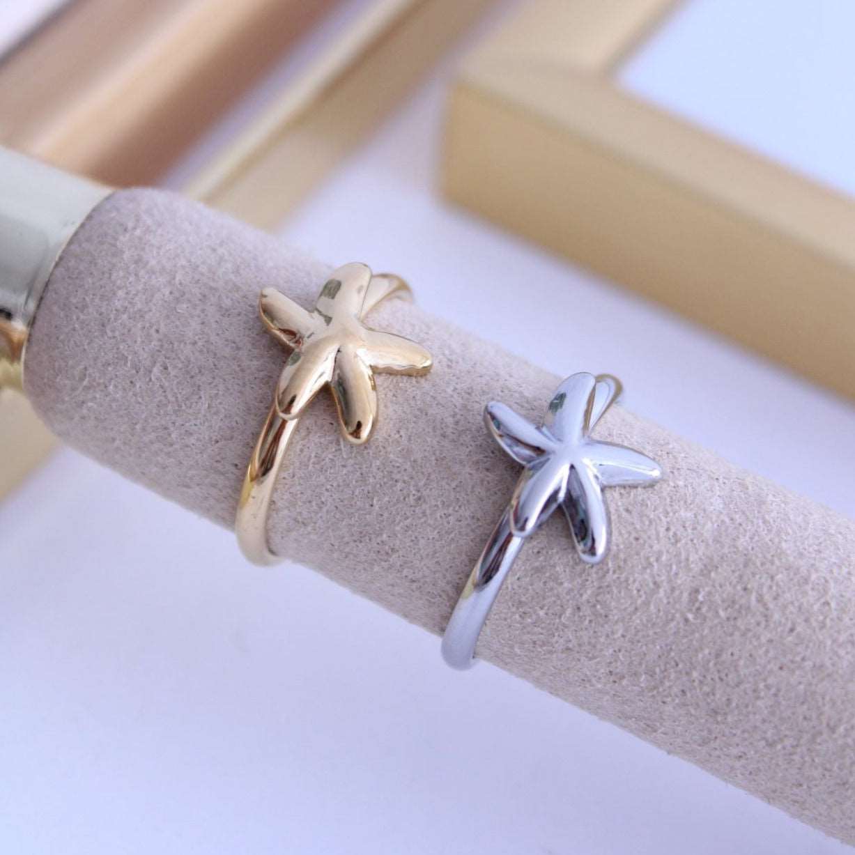 Anillo Estrella de mar liso - hetikashop