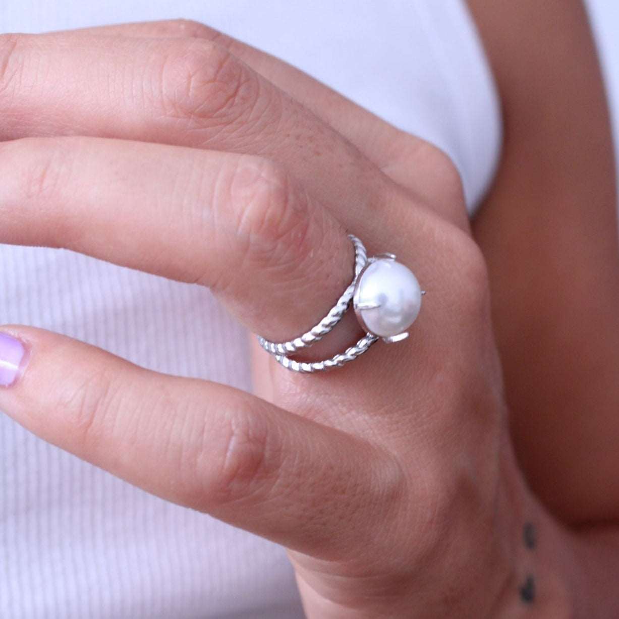 Anillo Pearl One - hetikashop