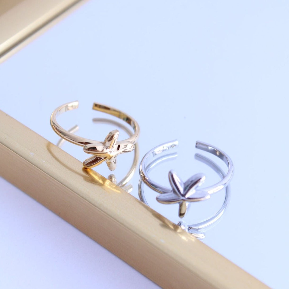 Anillo Estrella de mar liso - hetikashop