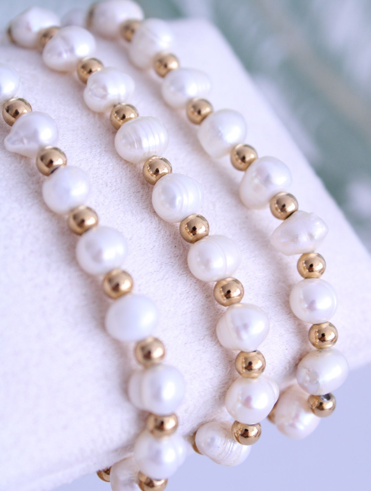 Pulsera Aria Pearl Elastizada - hetikashop