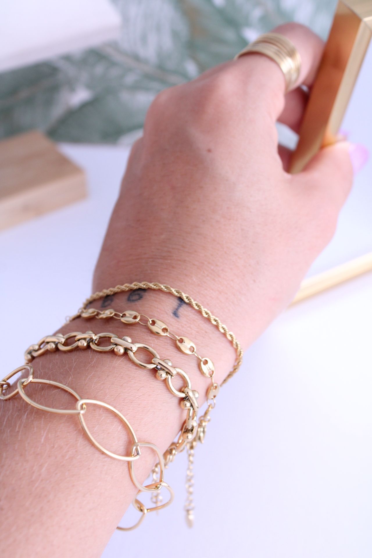Pulsera Oval Cadena - hetikashop