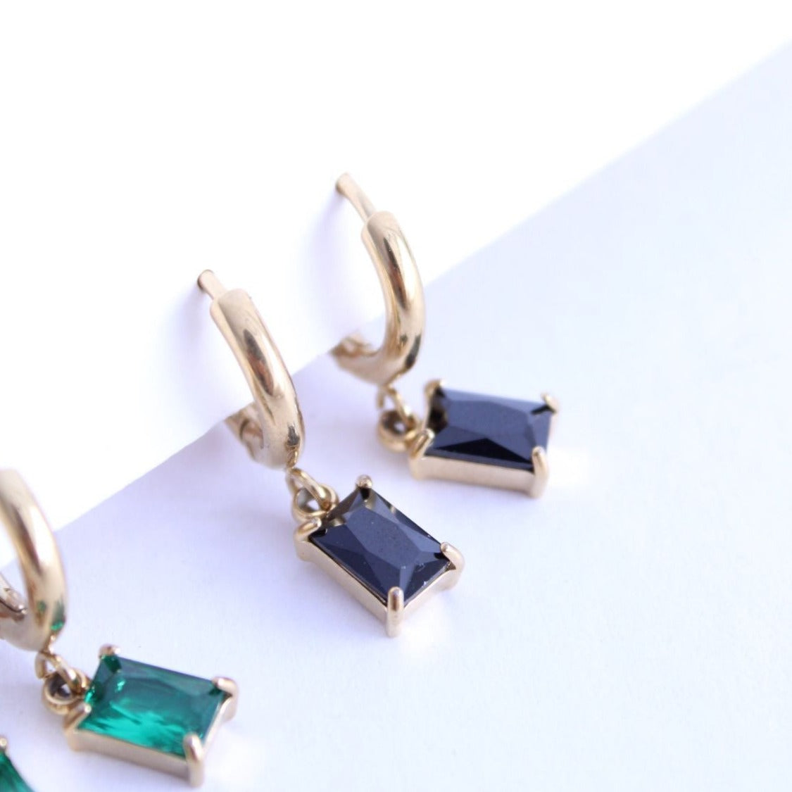 Pendientes Recty Shine - hetikashop