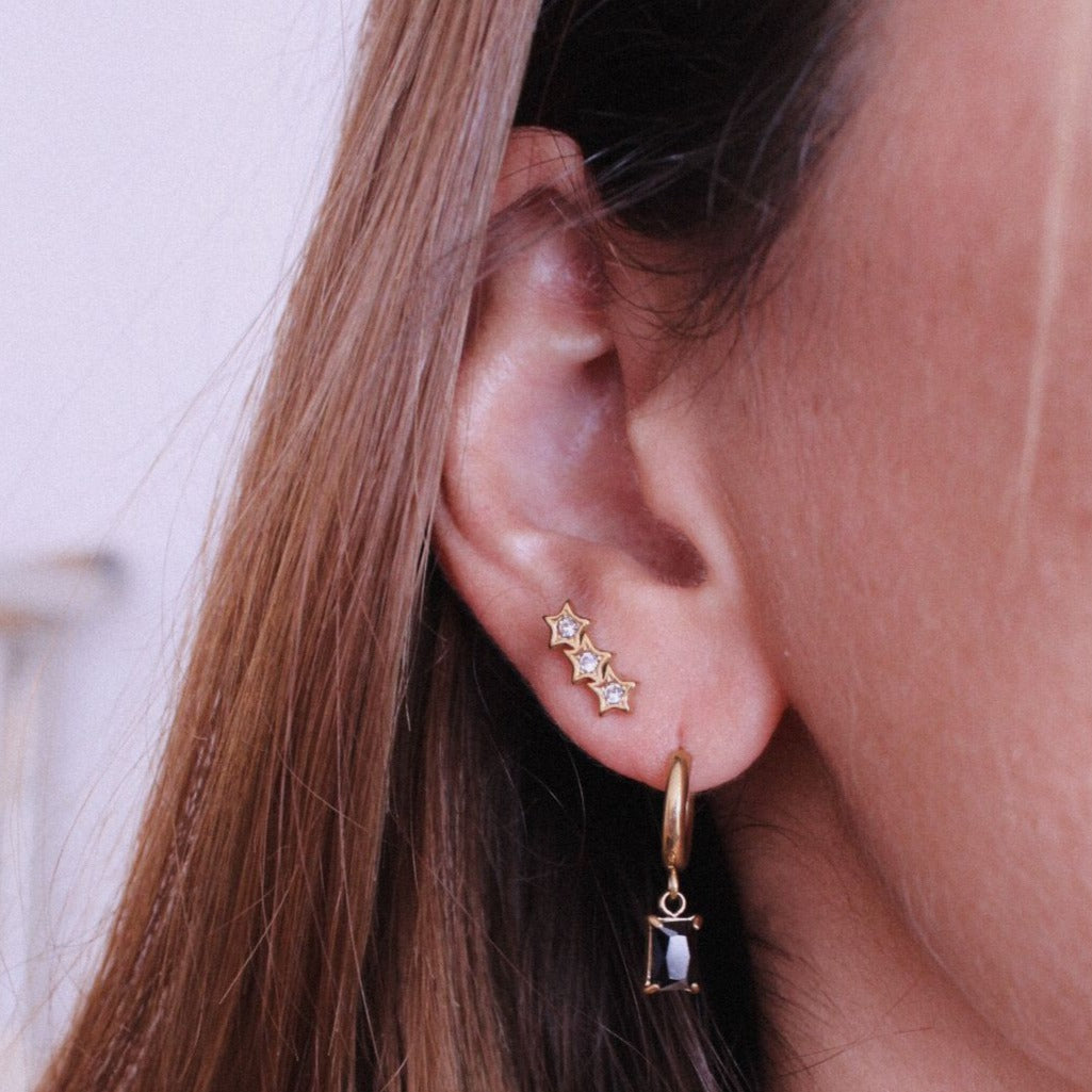 Pendientes Recty Shine - hetikashop