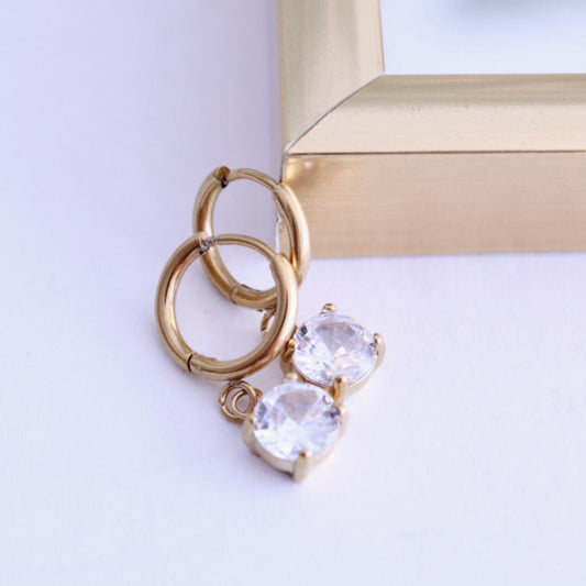 Pendientes Square Shine - hetikashop