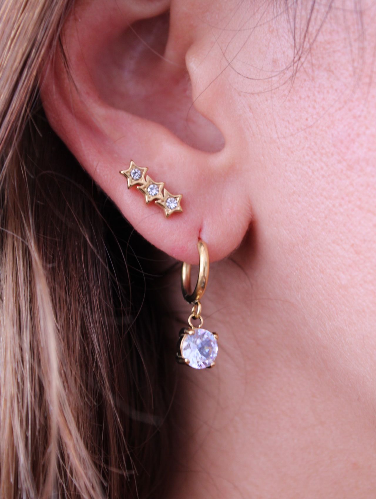 Pendientes Square Shine - hetikashop