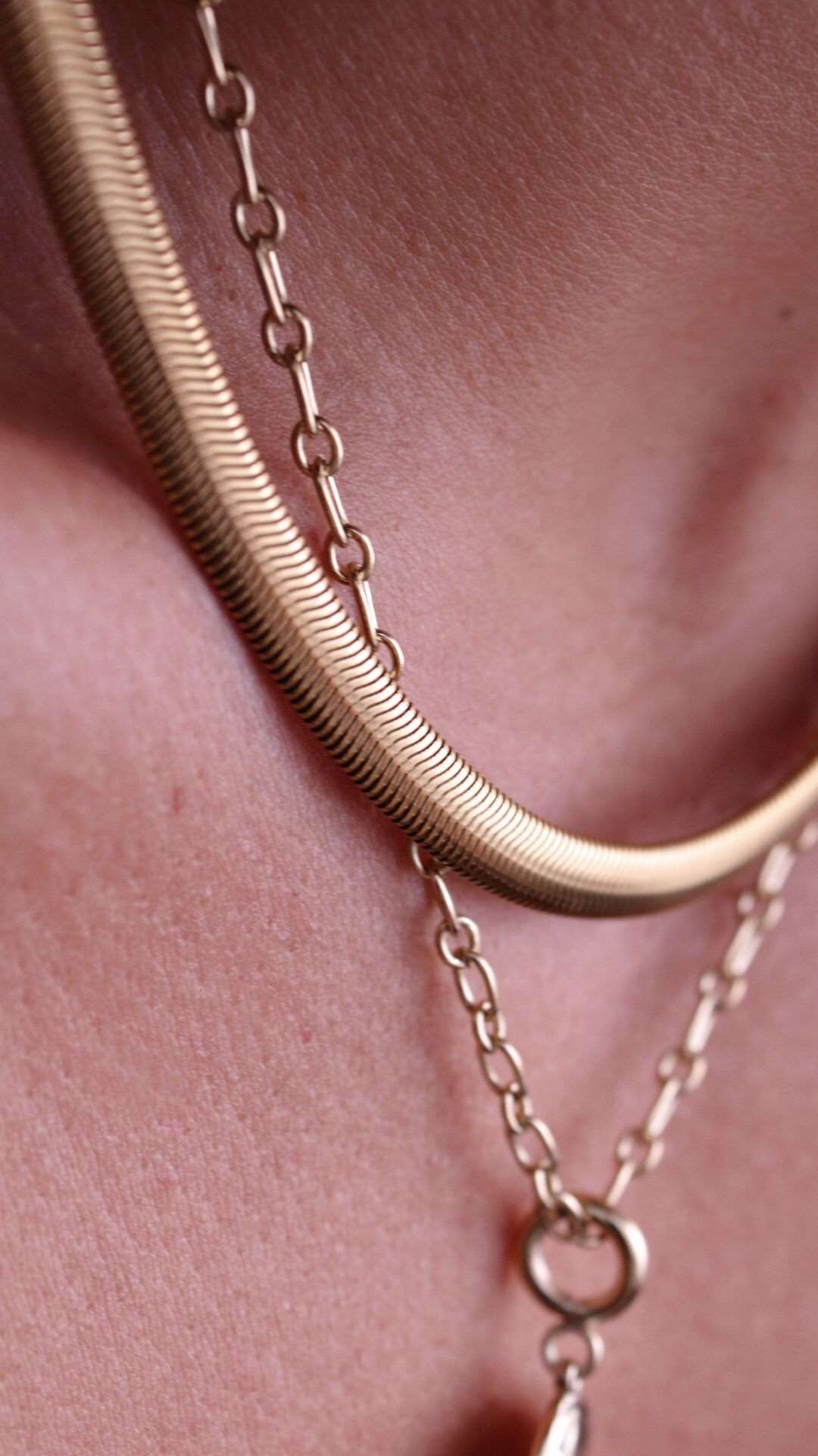 Collar Reggio Piel de Serpiente - hetikashop