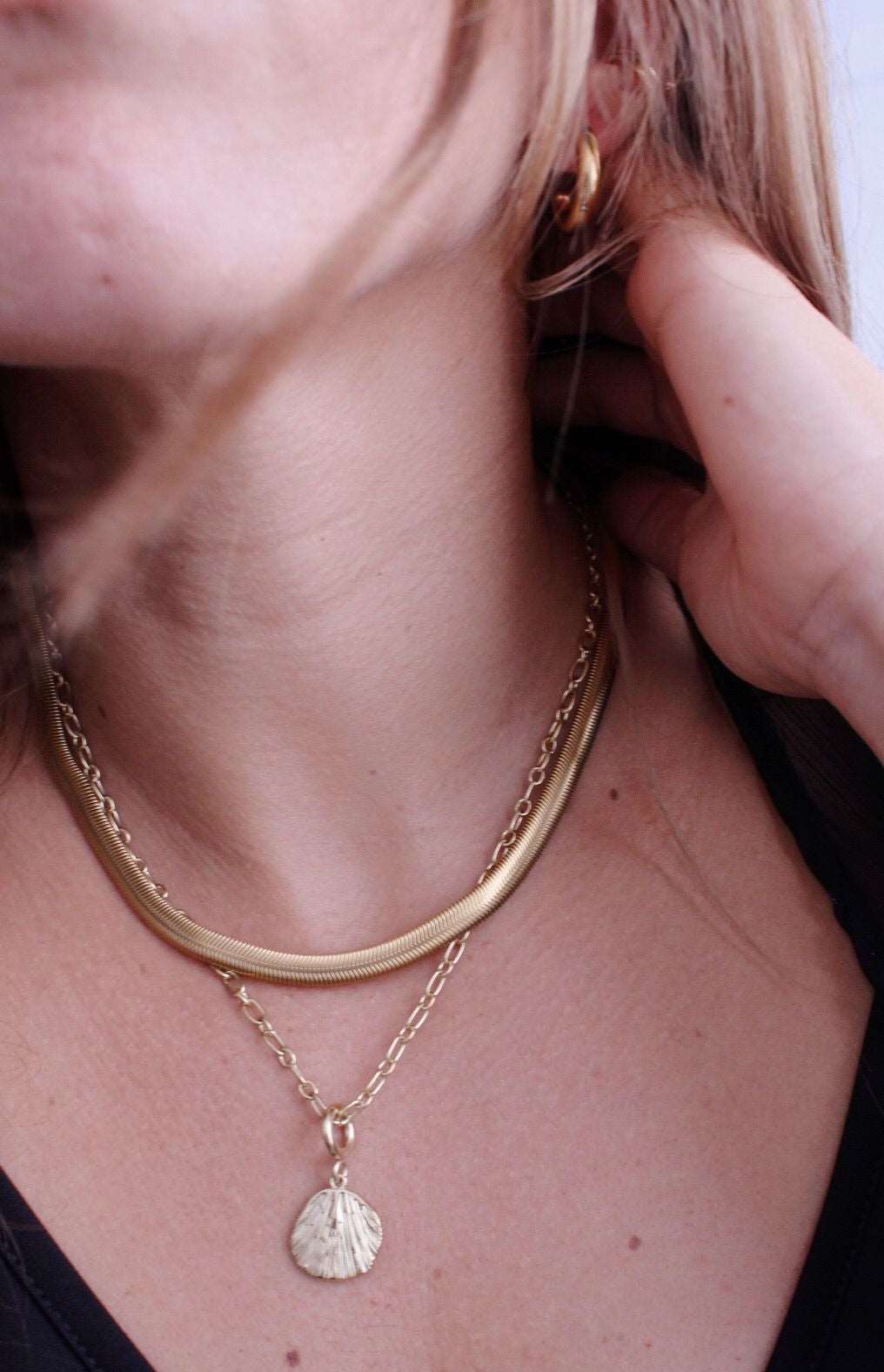 Collar Reggio Piel de Serpiente - hetikashop