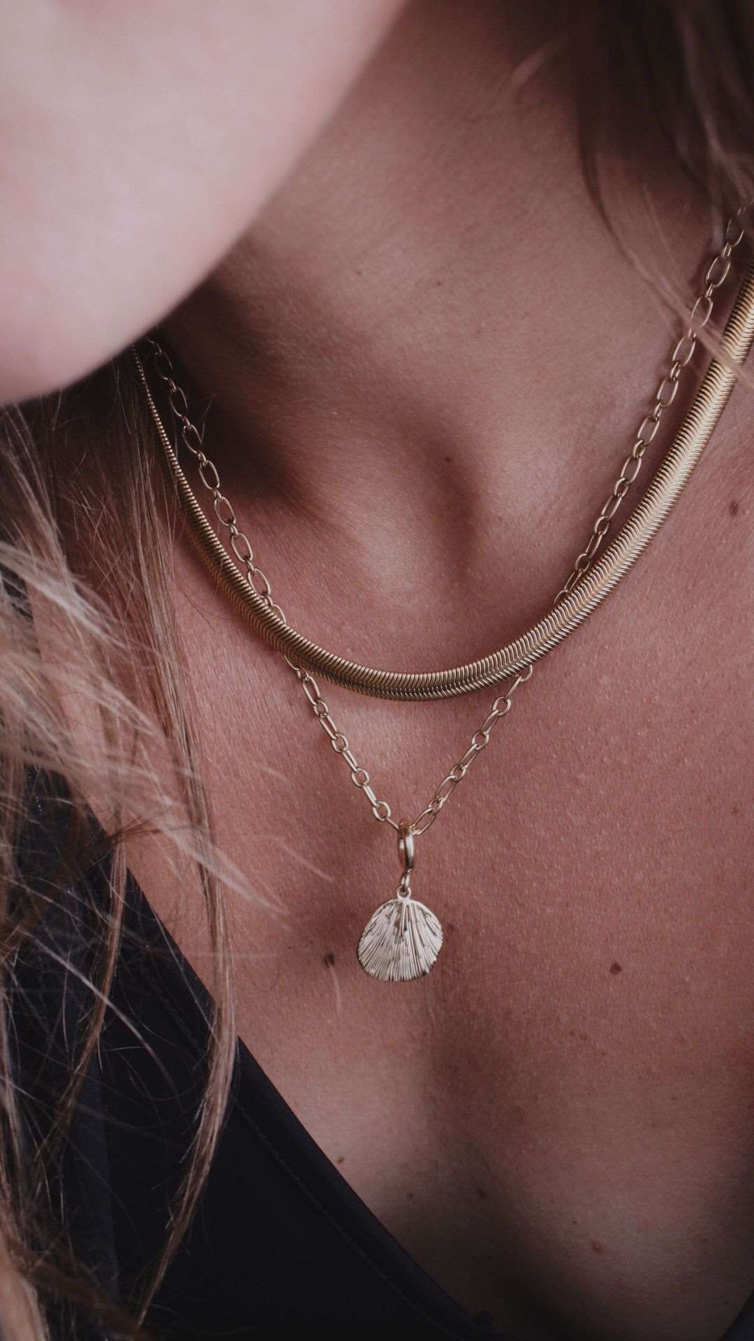 Collar Reggio Piel de Serpiente - hetikashop
