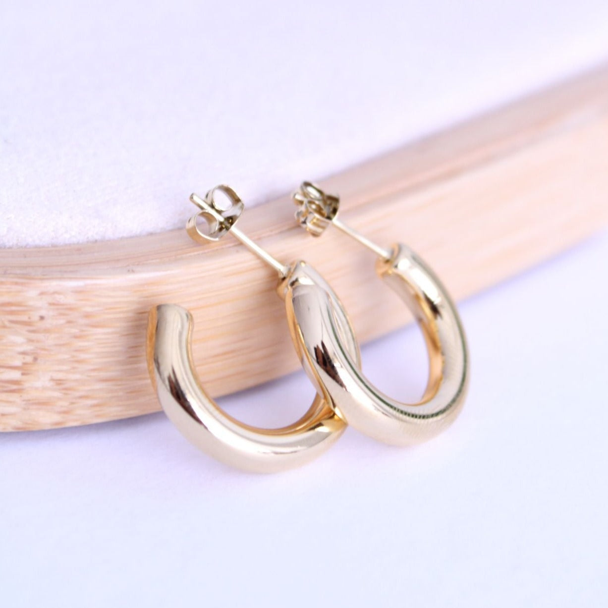 Pendientes medio aro Pork - hetikashop