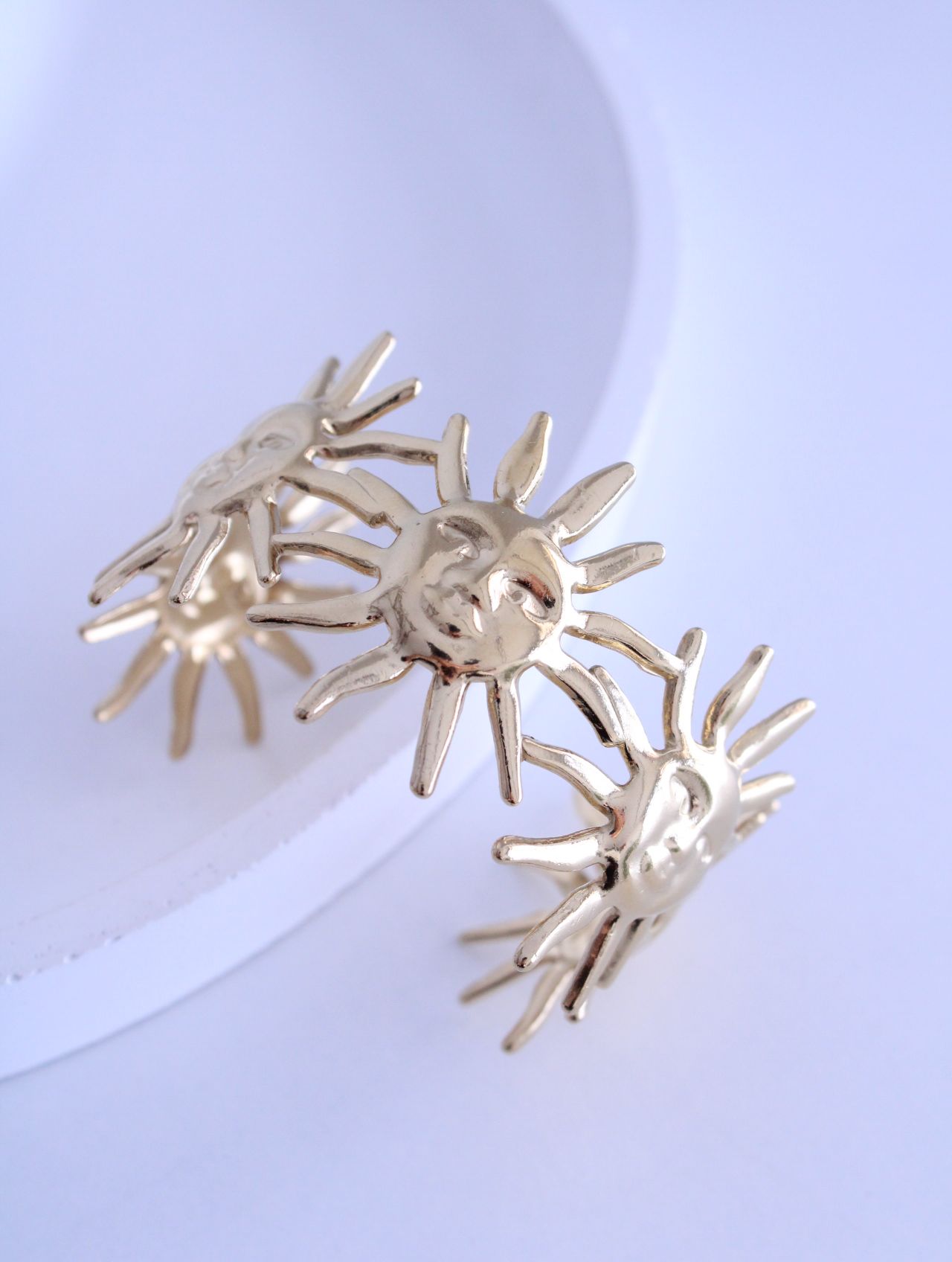 Pulsera Rígida Sol Tropé Dorada