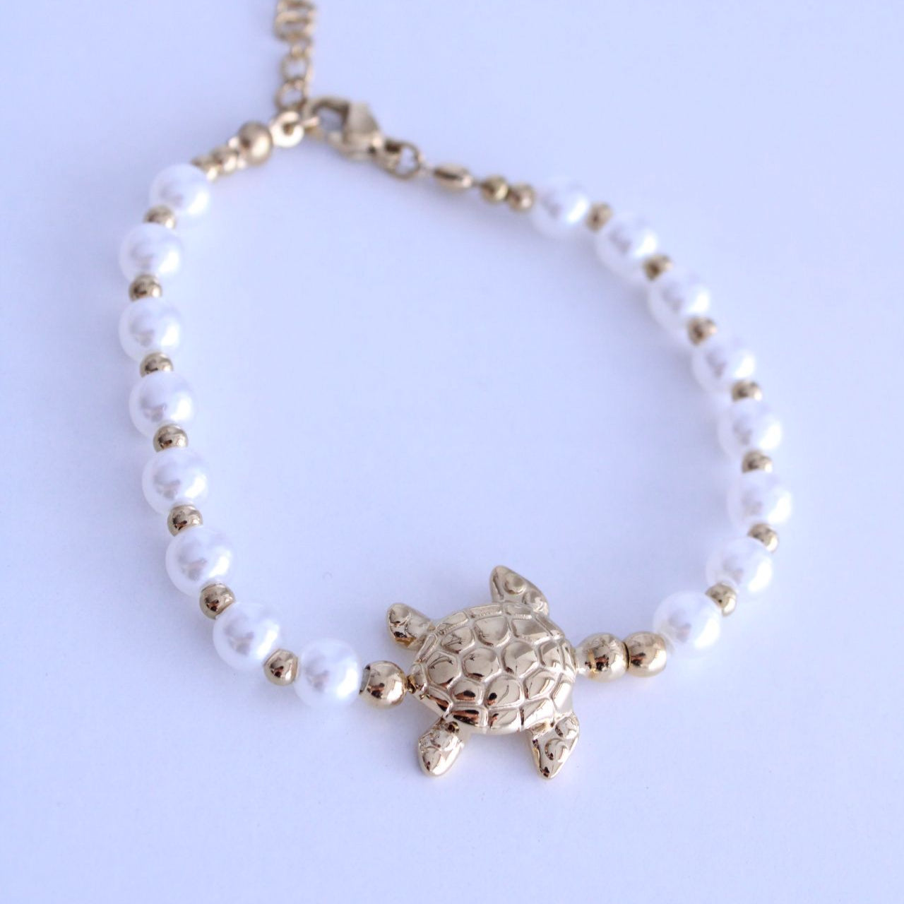 Pulsera Tortuga Perla