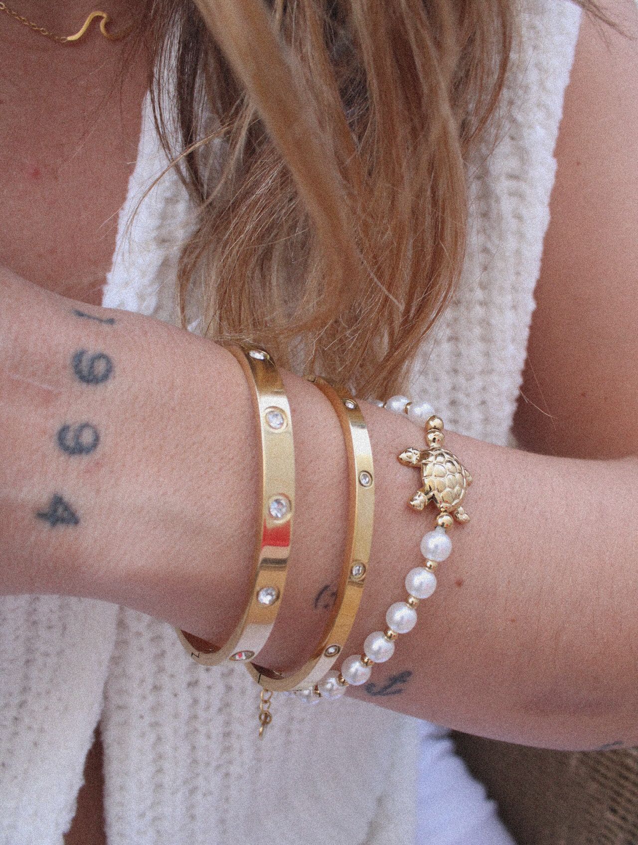 Pulsera Tortuga Perla