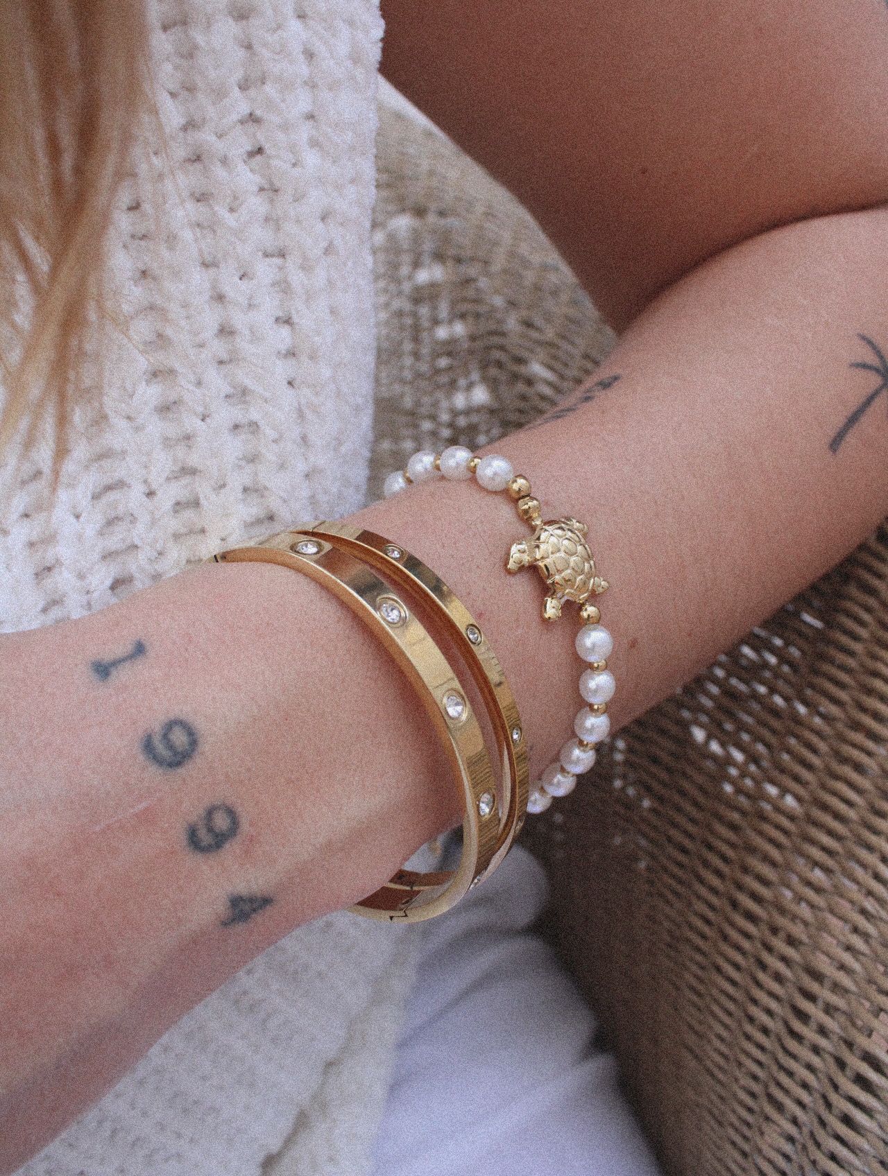 Pulsera Tortuga Perla