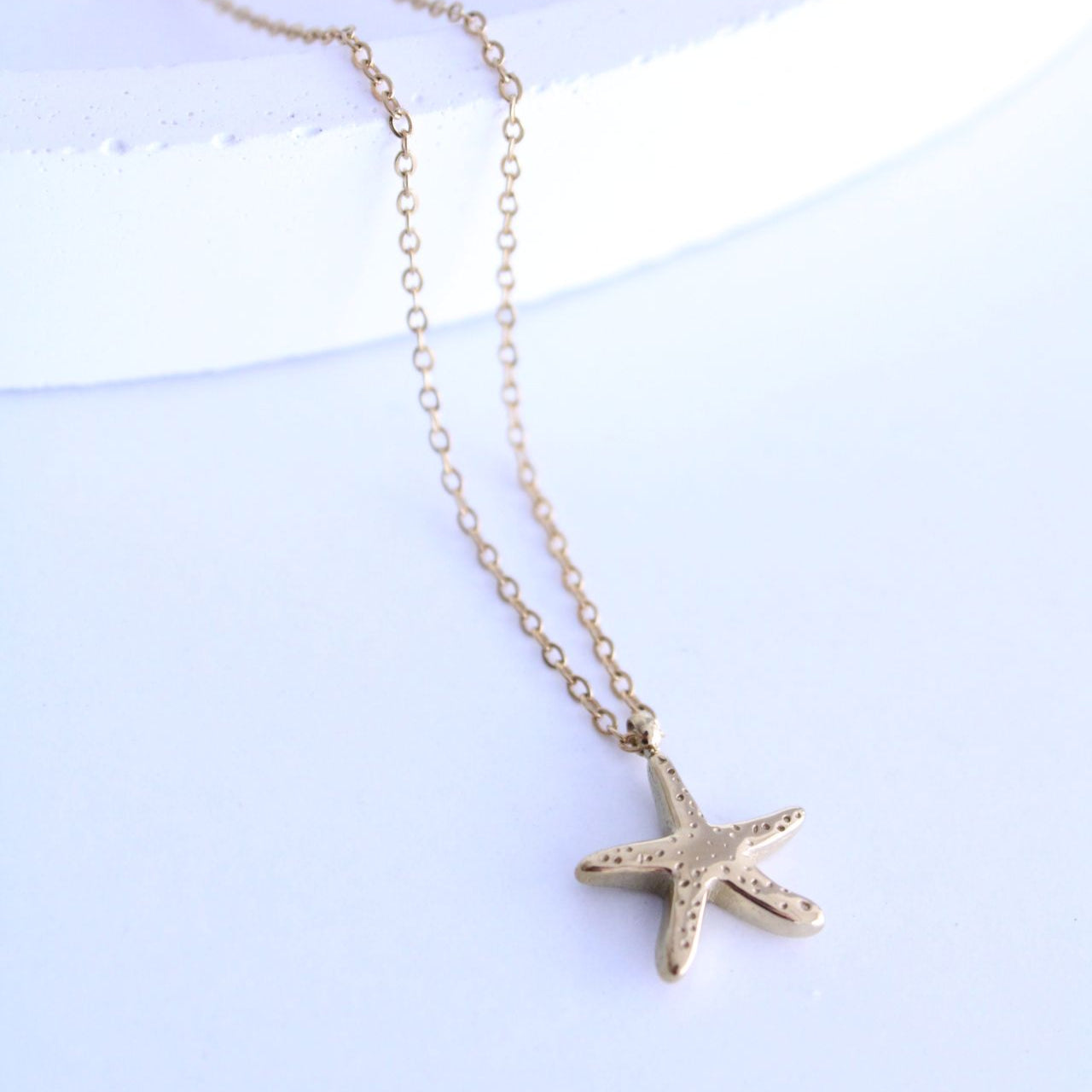 Collar Estrella de Mar Mini Dorado