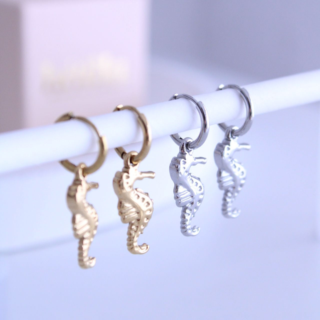 Pendientes Aro Caballito de Mar