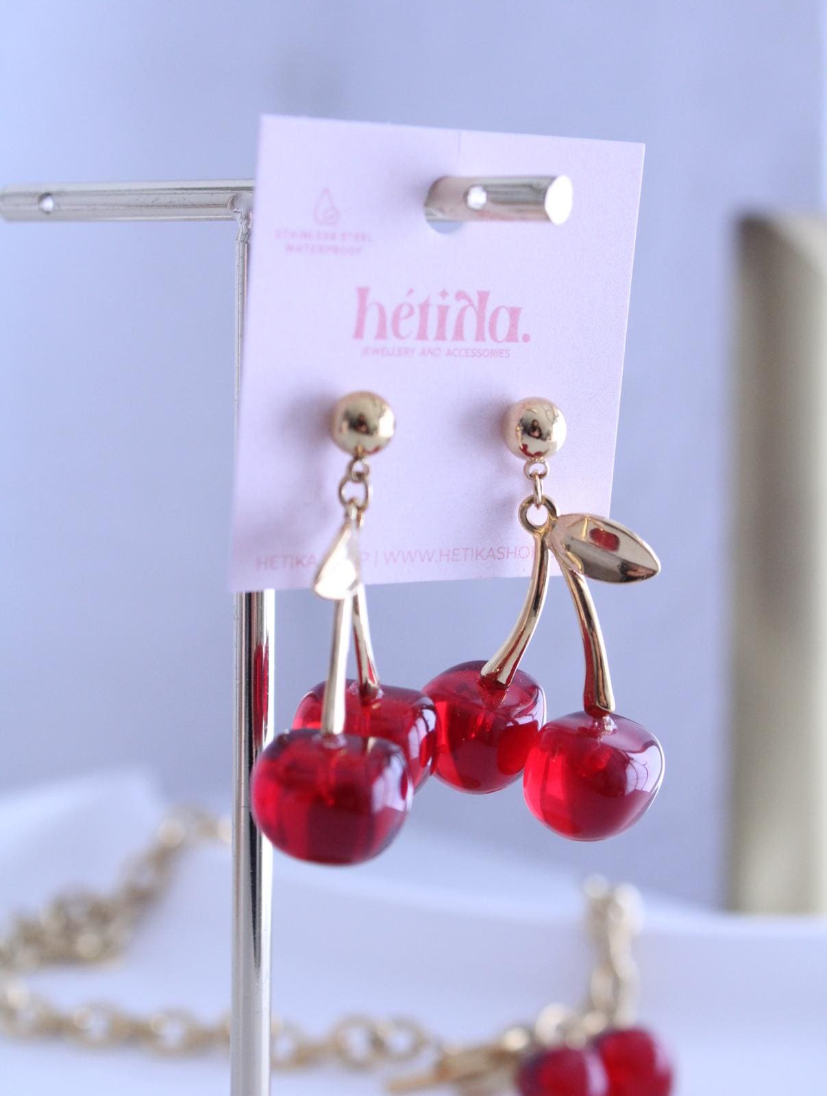 Pendientes Cereza Bloom