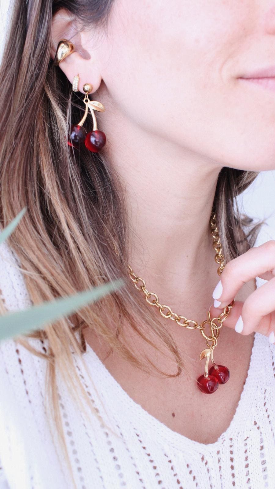 Collar Gargantilla Cereza Bloom