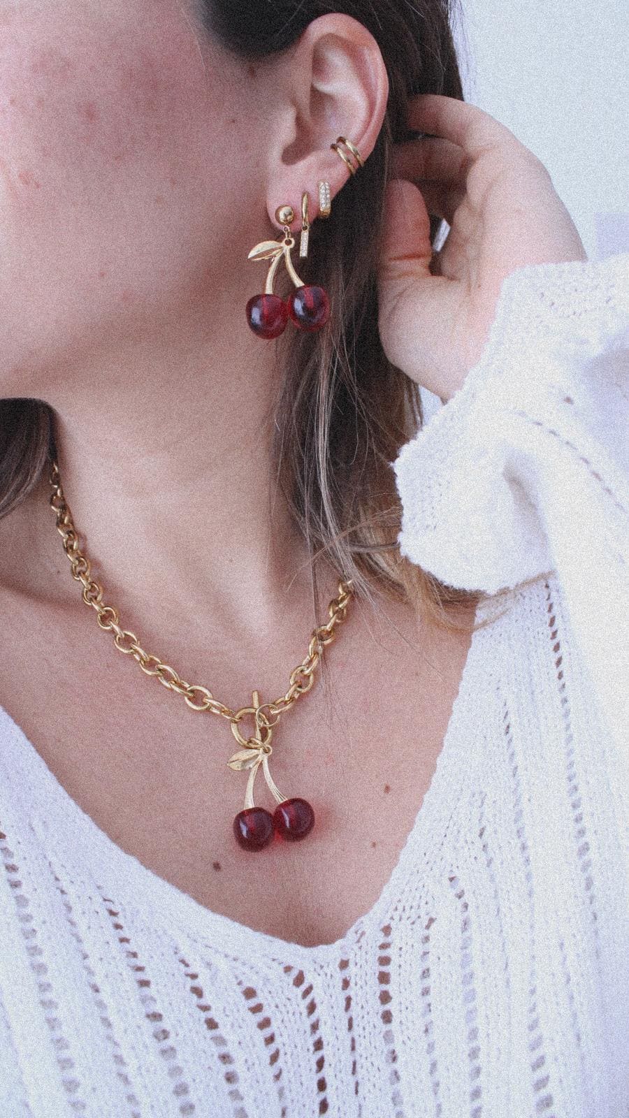 Pendientes Cereza Bloom