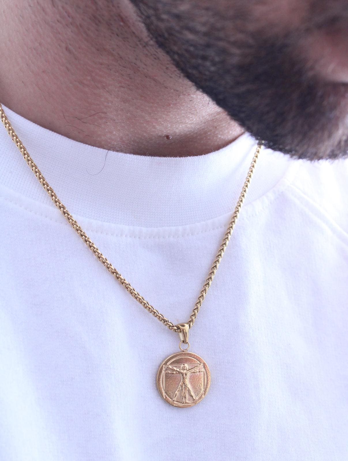 Collar Hombre Vitruvio
