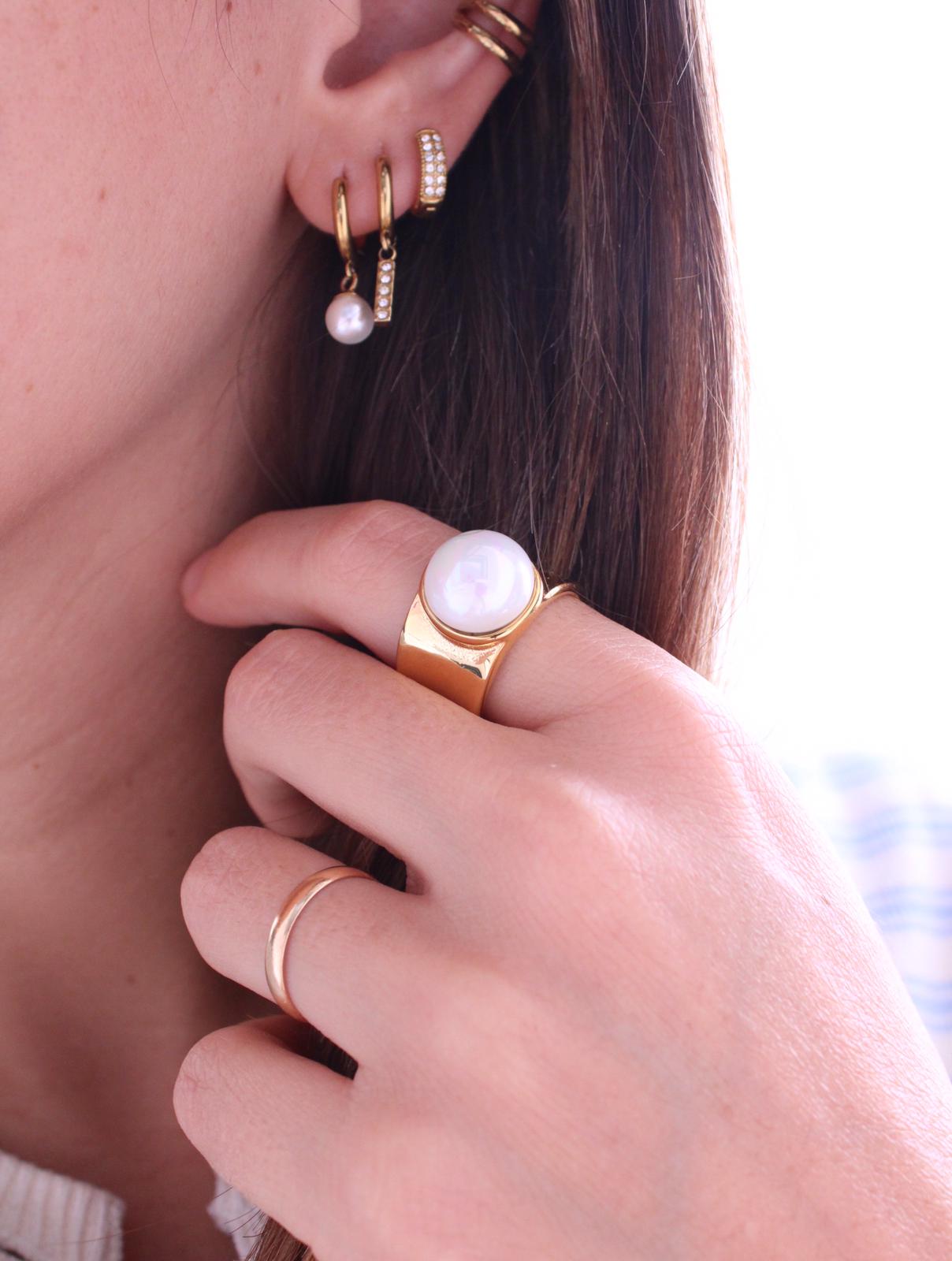 Anillo Perla Stik