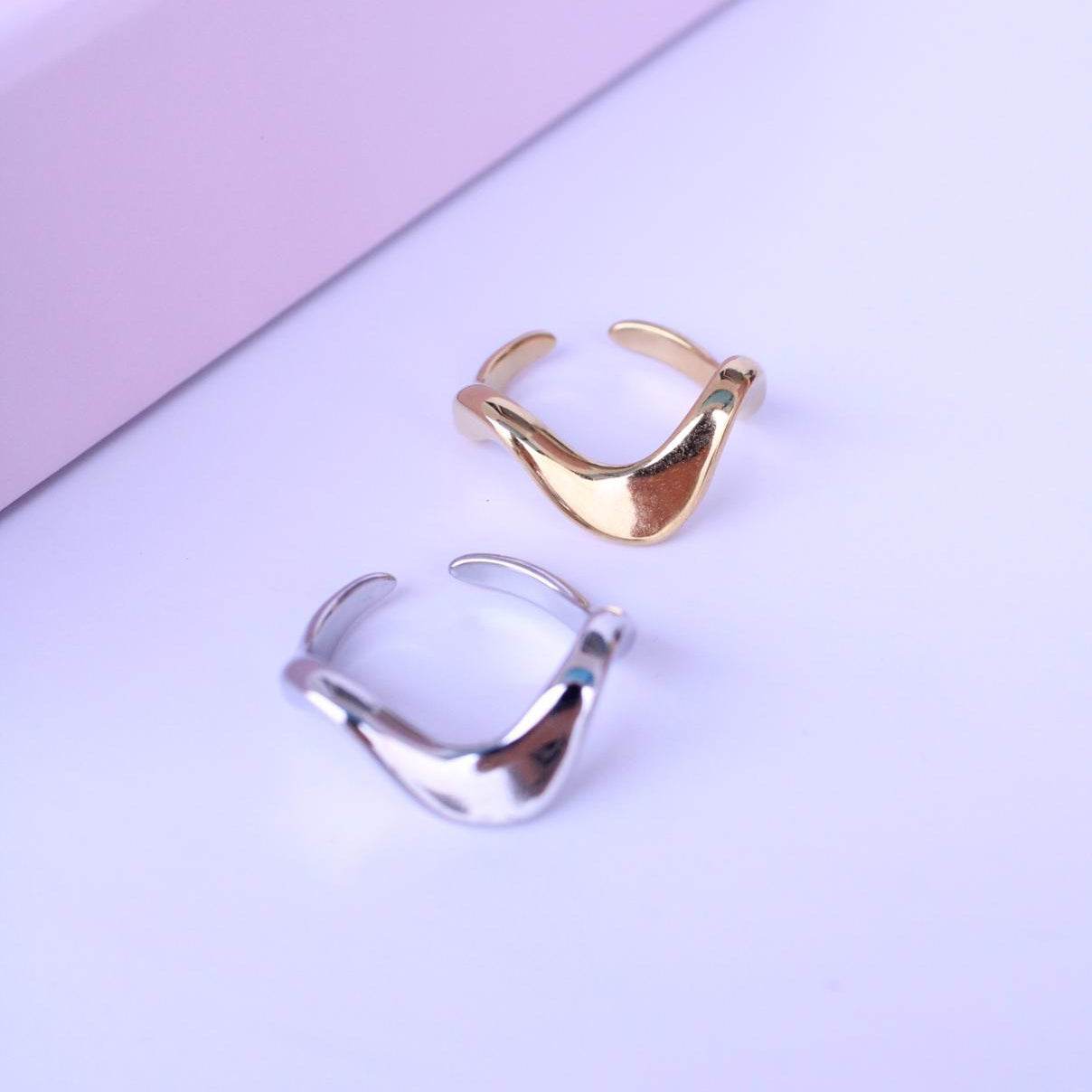 Anillo Ondas Wave