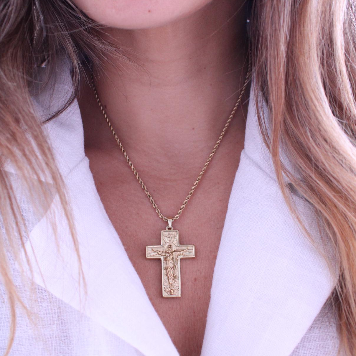 Collar Cristo Crucifijo