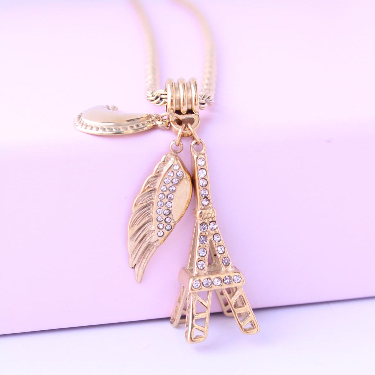 Collar Torre Eiffel Charms