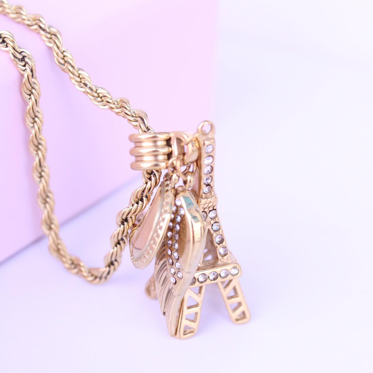 Collar Torre Eiffel Charms