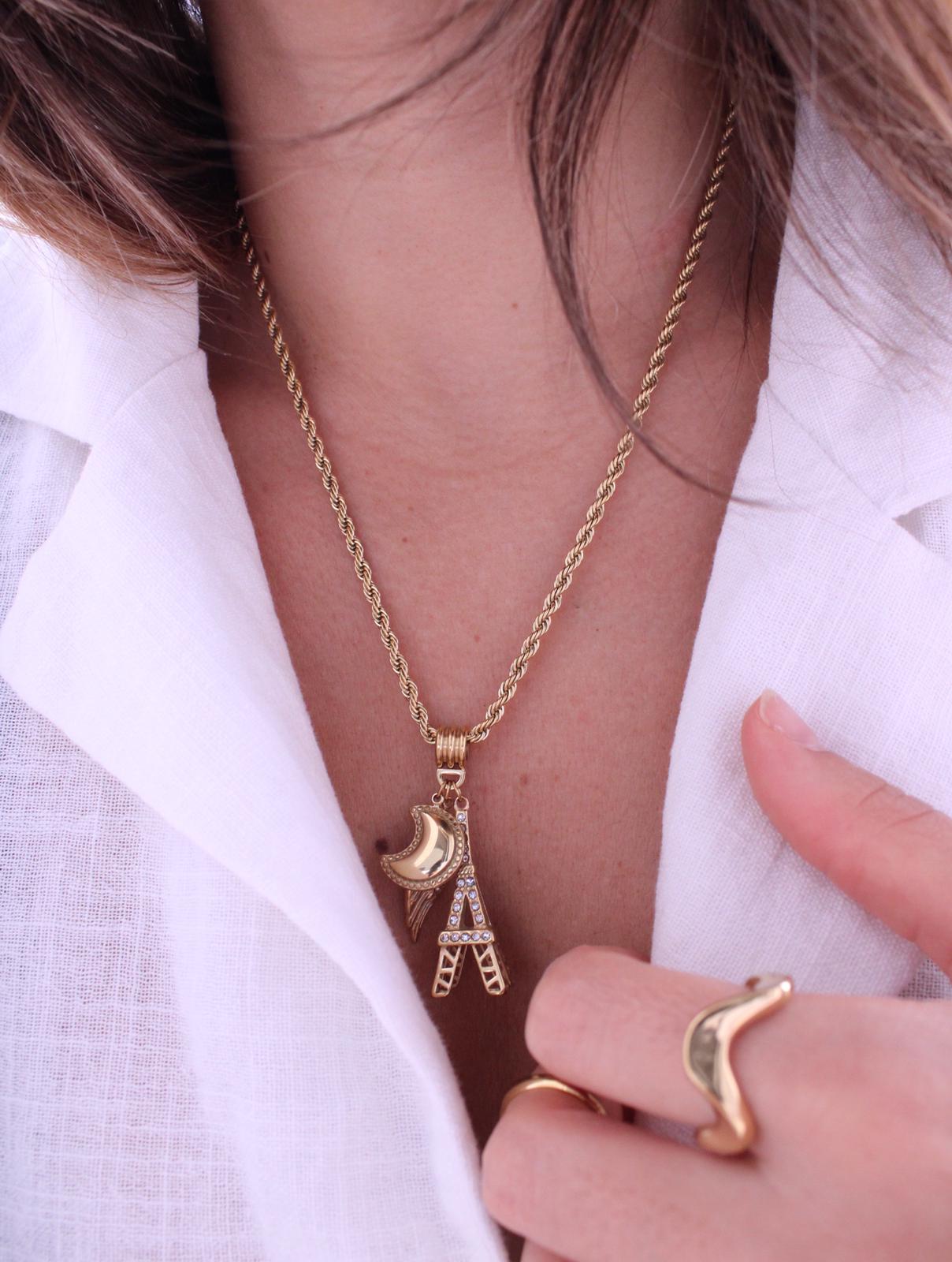 Collar Torre Eiffel Charms