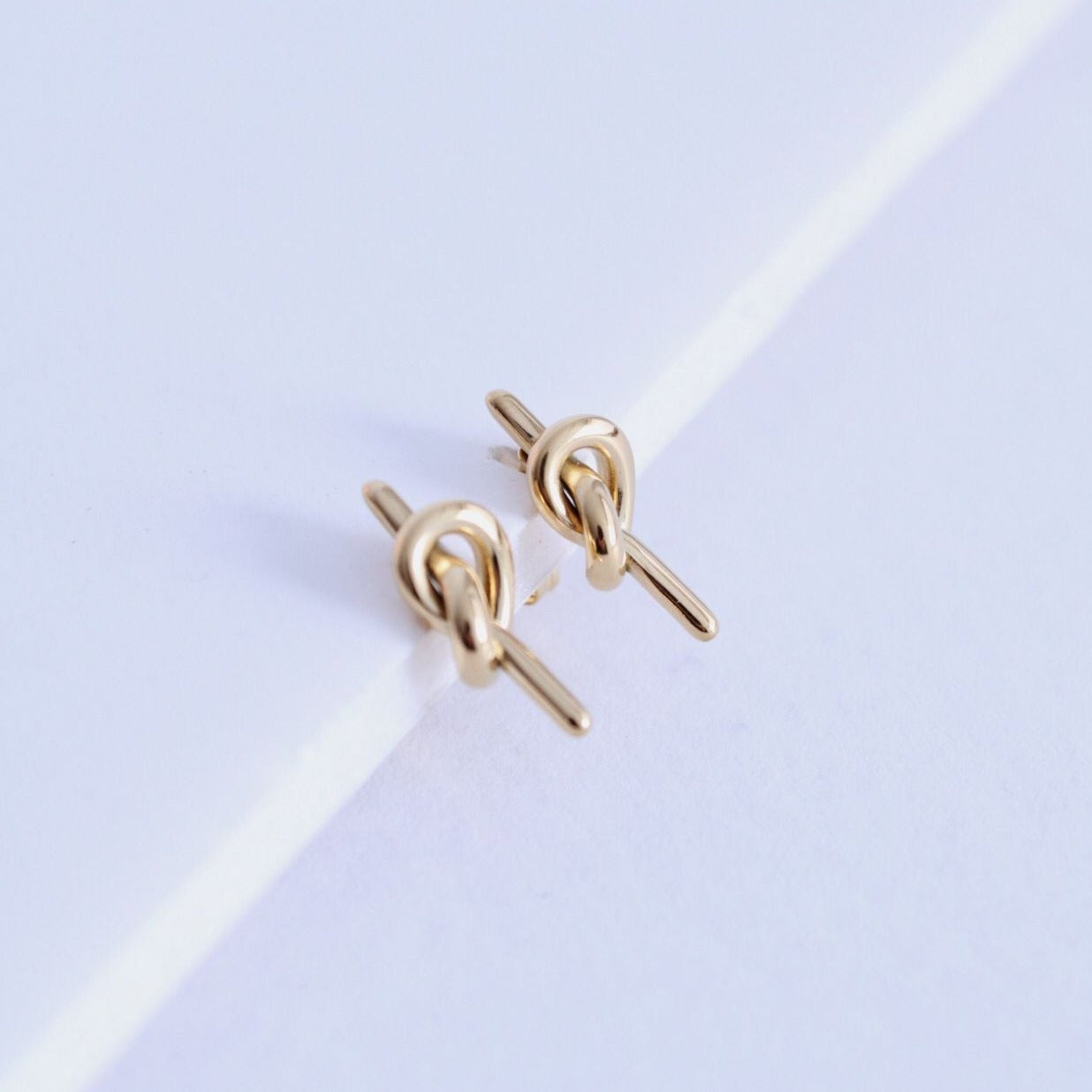 Pendientes Mini nudo - hetikashop